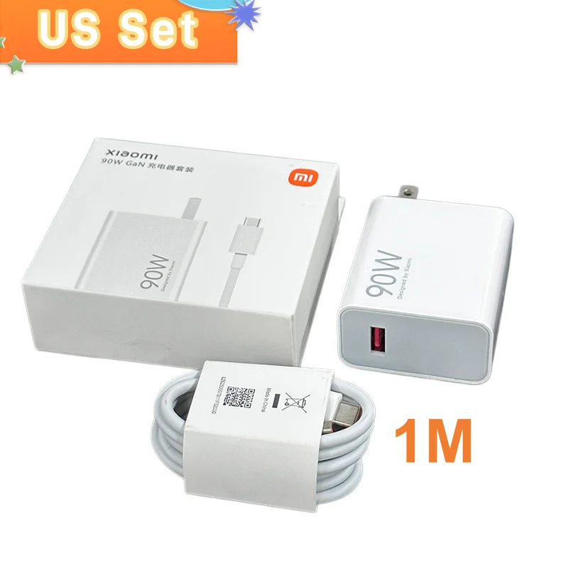 Enhanced Product Title: High-Speed 90W Turbo Charger with USB Type-C Cable