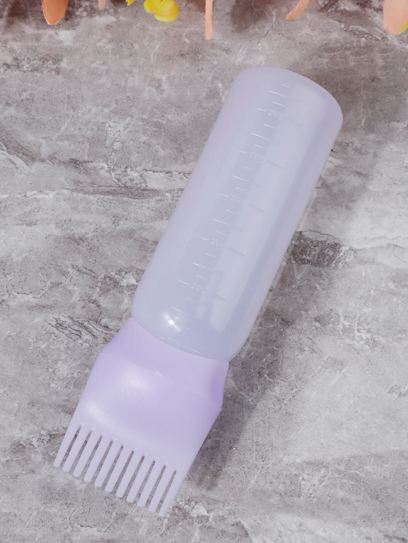 Hair Dye Refillable Bottle Applicator Comb Multicolor Plastic Dispensing Salon Oil Hair Coloring Hairdressing Styling Tool