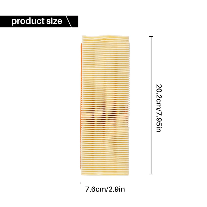 

1 Pack HEPA Filter Replaces for 6.414-498.0 SE 2001 SE 3001 SE 5.100 SE 6.100 K 2801 Wet and Dry Vacuum Cleaner