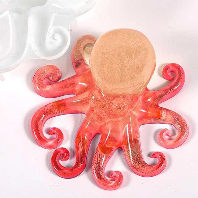 Stampo In Silicone Tentacoli Di Polpo Per Torte, Cioccolato, Pasta Di Zucchero