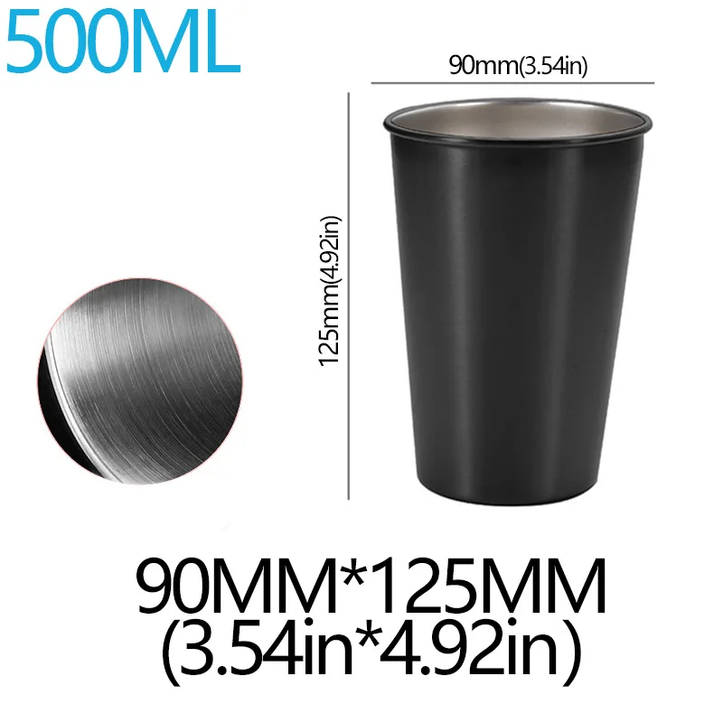 Stainless Steel Tumbler for Home, Office, and Bar - Versatile Drinkware for Coffee, Tea, or Beer