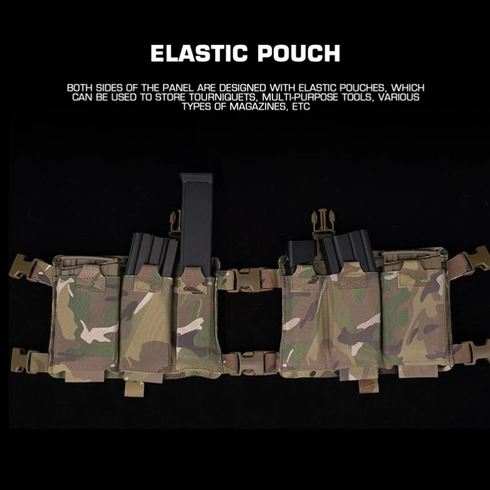 4度戦術　モジュラーチェストリグセット　クリーピングタイム様 4d.t.g. MOLLE Split Chest Rig Type IV (チェストリグ6型 分割