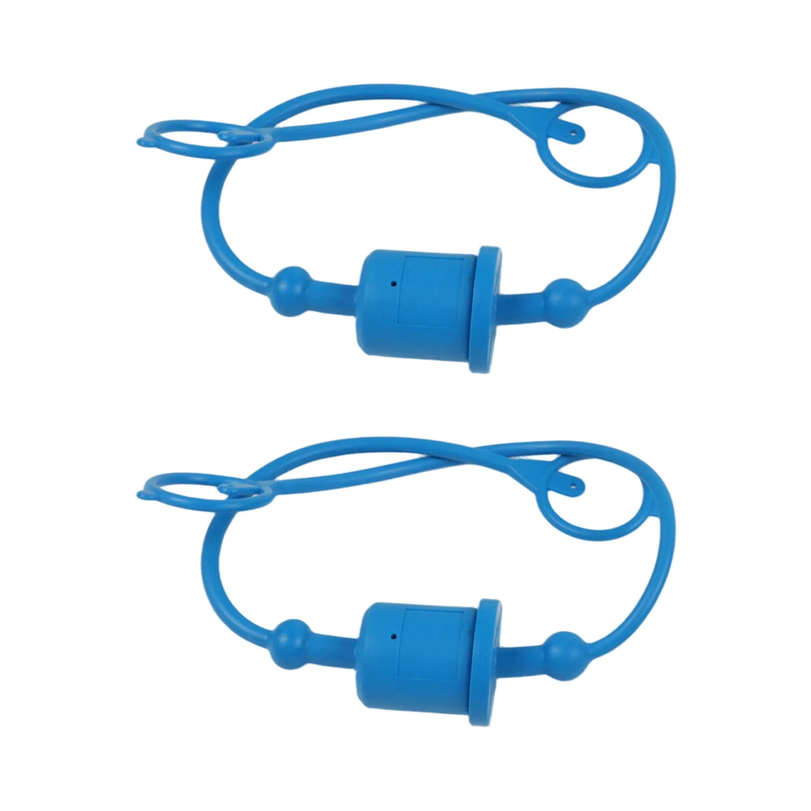 2 Set 1/2 Hydraulic Quick Disconnect Fitting Dust Cap For ISO-A Hydraulic Coupler Hydraulic Quick Connector Coupling Dust Cover
