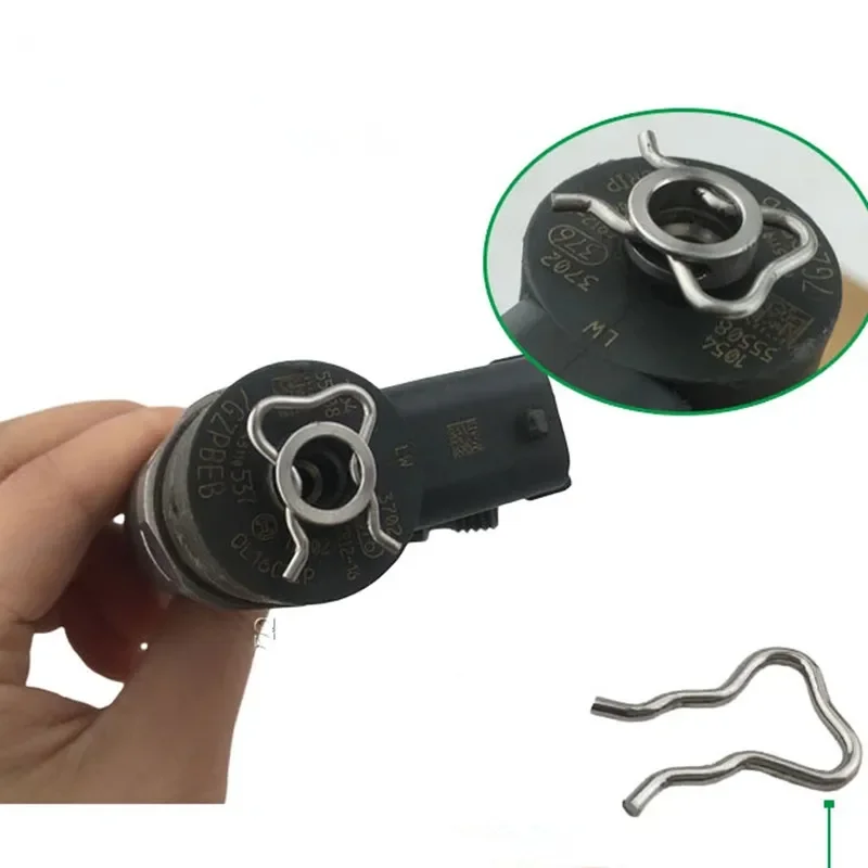 Solenoid Valve Clip 10 PCS For Bo sch Common Rail Injection Diesel Fuel Injectors Return Pipe Clamp