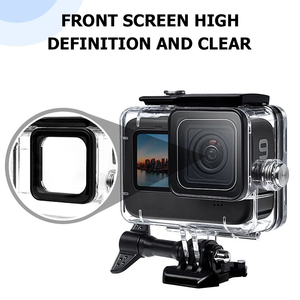 Boîtier étanche GoPro Hero 13 12 11 10 9 Black 60M