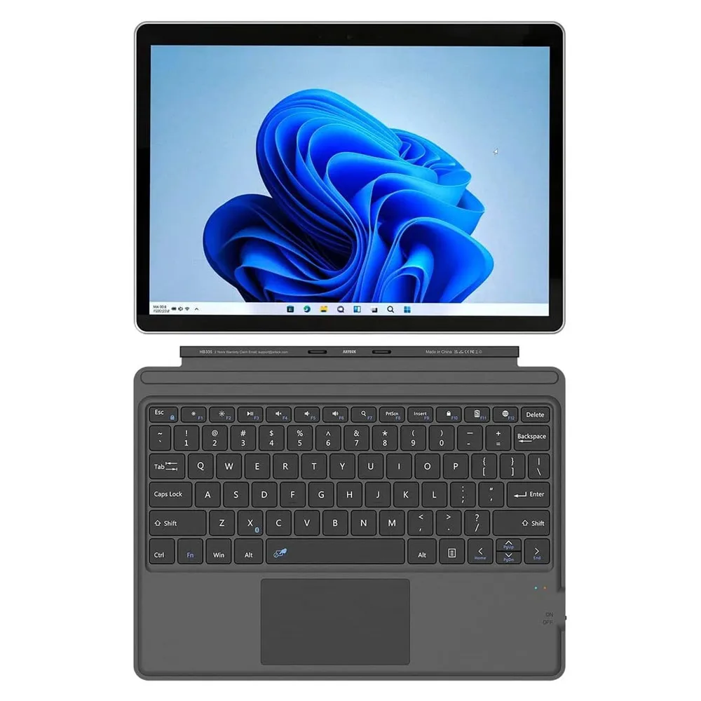 Tastiera Trackpad Microsoft Surface Pro 8 Pro X Type Cover Tastiera Wireless Bluetooth Portatile Ultra-Sottile Per Surface Touchpad