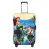 The Little Mermaid Cartoon Suitcase Cover Travel Protector Holiday Useful Luggage Case 2