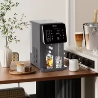 Machine à glaçons et distributeur d'eau 3 en 1 : appareil ménager de comptoir avec chauffage/refroidissement instantané, grande capacité, économie d'énergie 1