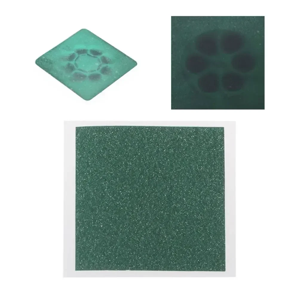 Magnetic Field Viewer Viewing Film 100x100mm Card Magnet Detector Pattern Display Magnetic Field Viewer Dark Green 1pc magnetic viewing film