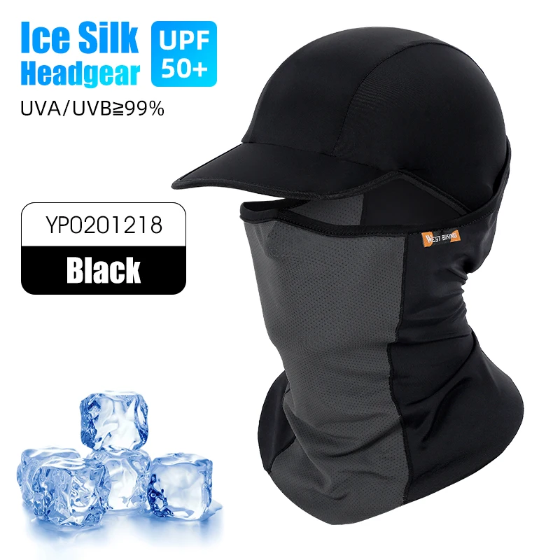 SUIOPPYUW Ice Silk Gesichtsmaske - Atmungsaktiver UV Schutz Für Outdoor