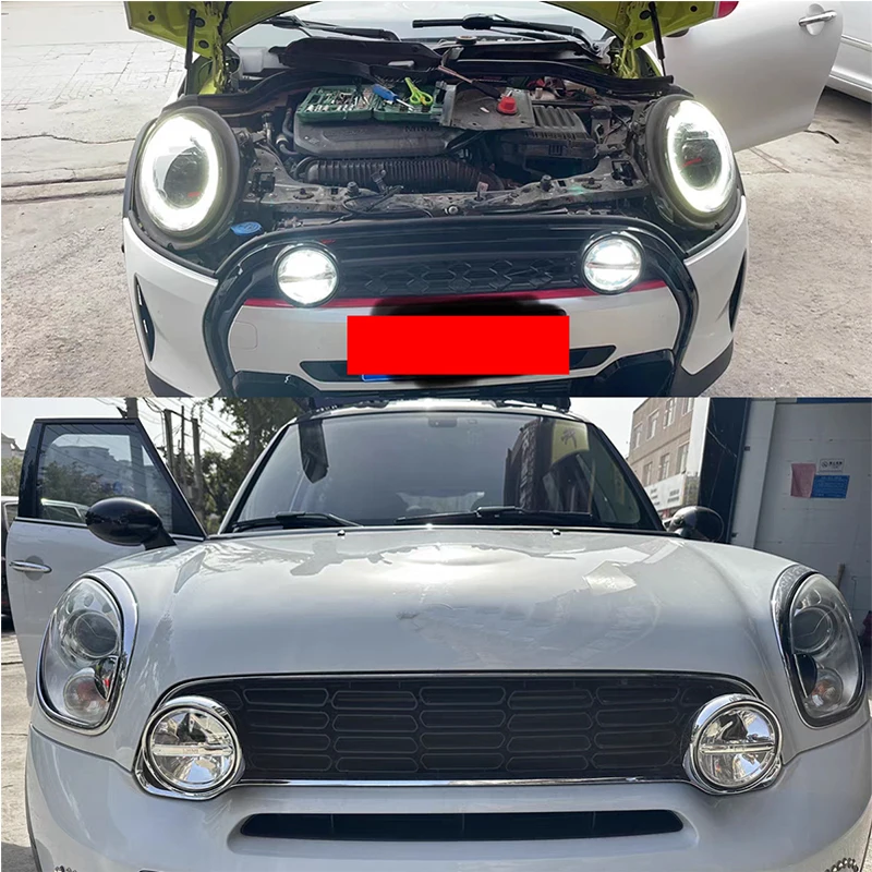 2PCS LED DRL Front Rally Fog Lamps 6500K White Lights For For MINI