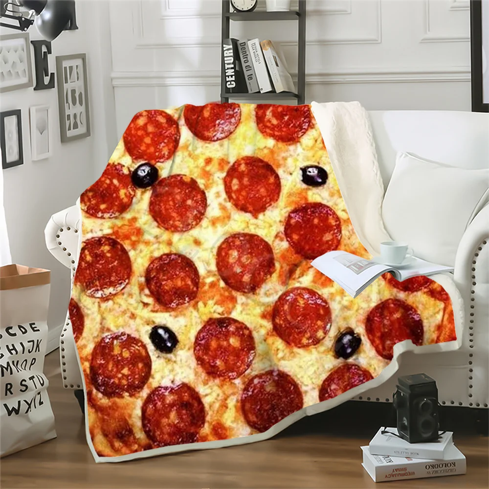  Kids Floor Pillow BedSet of Pizza Ingredients in