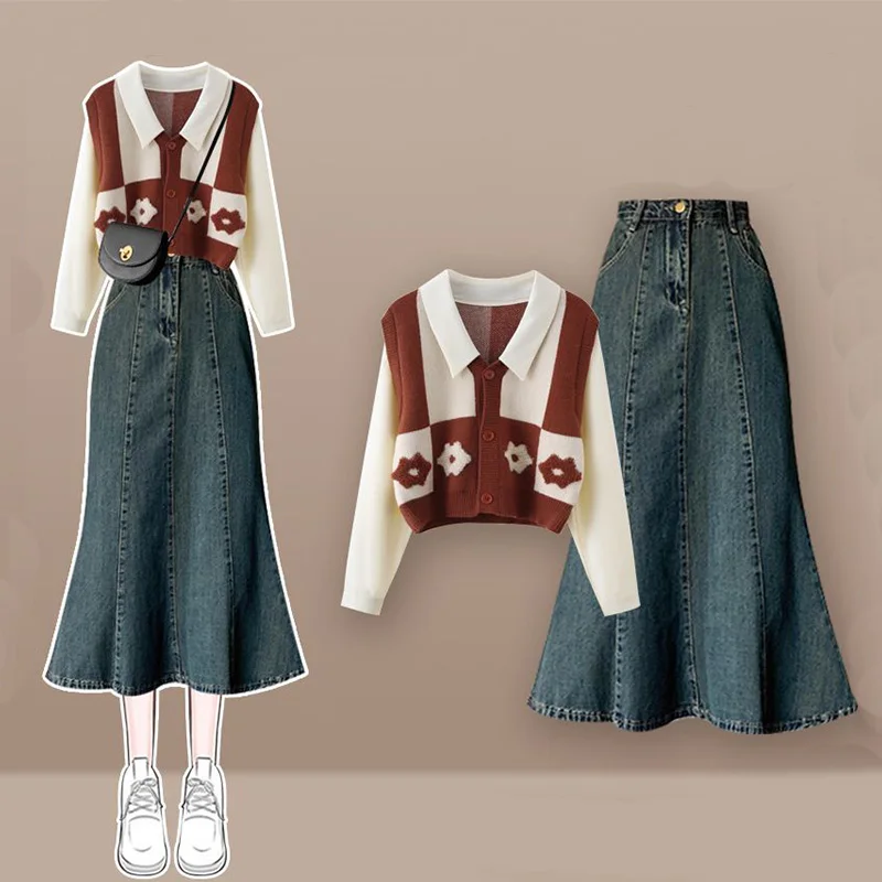 Рисунок 2 - Женский комплект джинсовой юбки