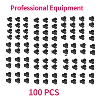 Wholesale 100PCS High Quality Black Whistle Referee Game Halter Whistle Outdoor Tour Hiking Whistle Suitable For Basketball and 1