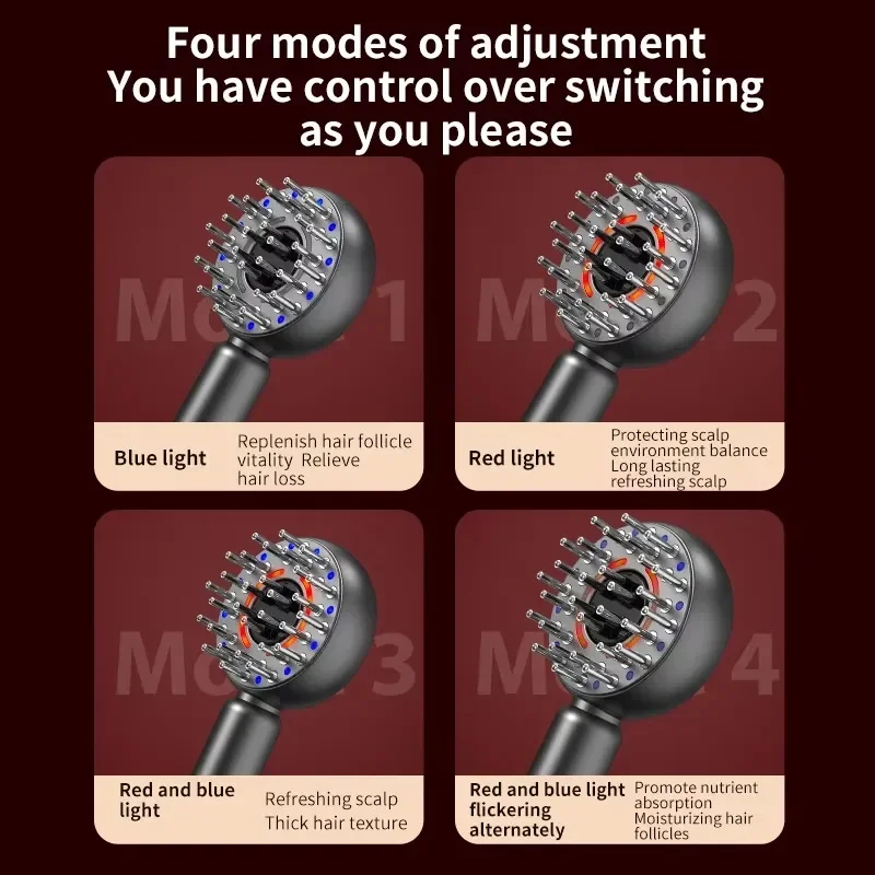 Scalp Massaging BrushShiatsu Hair Scalp Massager Electric Massager for Scalp & Hair Handheld Portable Massager Deep Muscle Relax