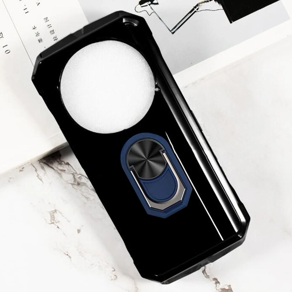 Enhanced Back Ring Holder Phone Cover - TPU Soft Silicone Case for 6.58 Devices (2023 Edition)
