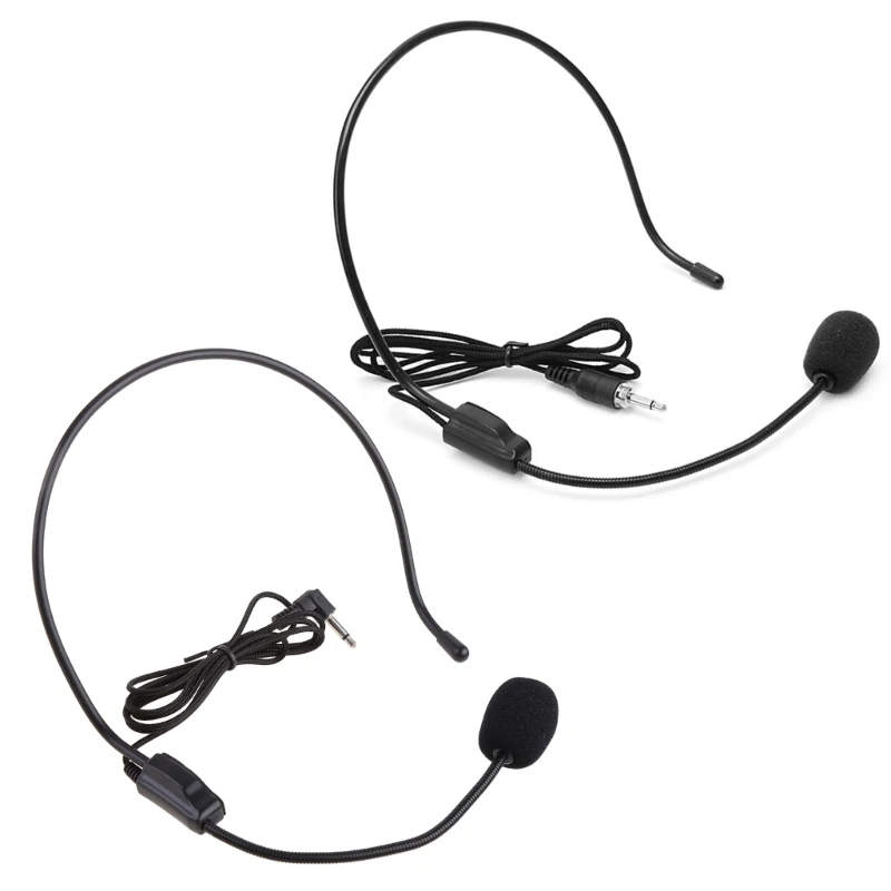 

Professional 3.5MM phone Headset Studio Speaker Voice Amplifier Clear Sound Mic For Conference Guide