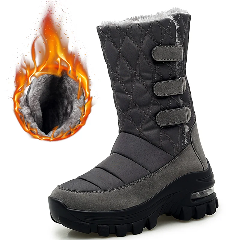 Women Boots  Platform Shoes For Women Soft Snow Shoes Woman Casual Keep Warm Ladies Shoes Fashion Flat Winter Boots Botas Mujer