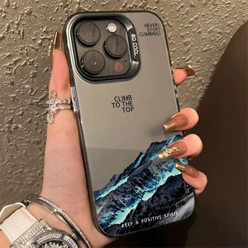 Vivid Dual Flame Mountain Phone Case Cover