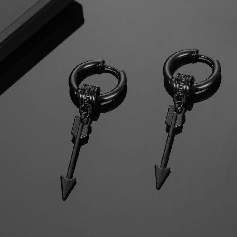 Punk Stainless Steel Stud Earrings Image 4