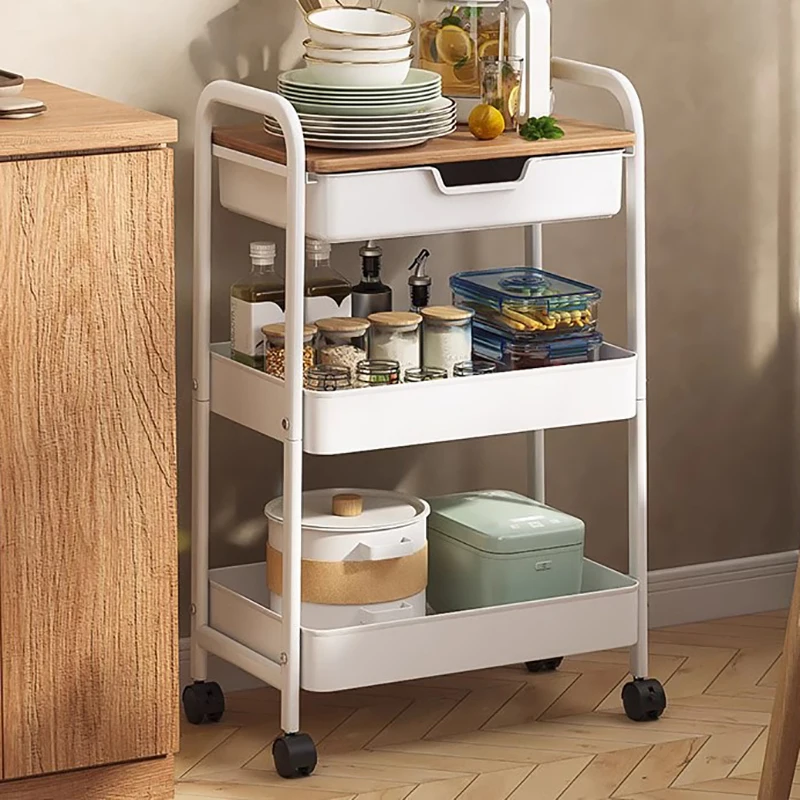 

Free Shipping White Modern Island Snack Food Basket Entryway Hotel Outdoor Islands Mobile Serving Serveerwagen Home Furniture