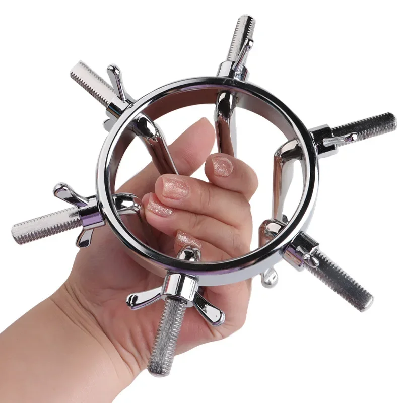 Stainless Steel Dilatador Anal Sex Machine Anus Expander Penetration Expansion Backyard Blockage Butt Bondage Pleasure Erotyka