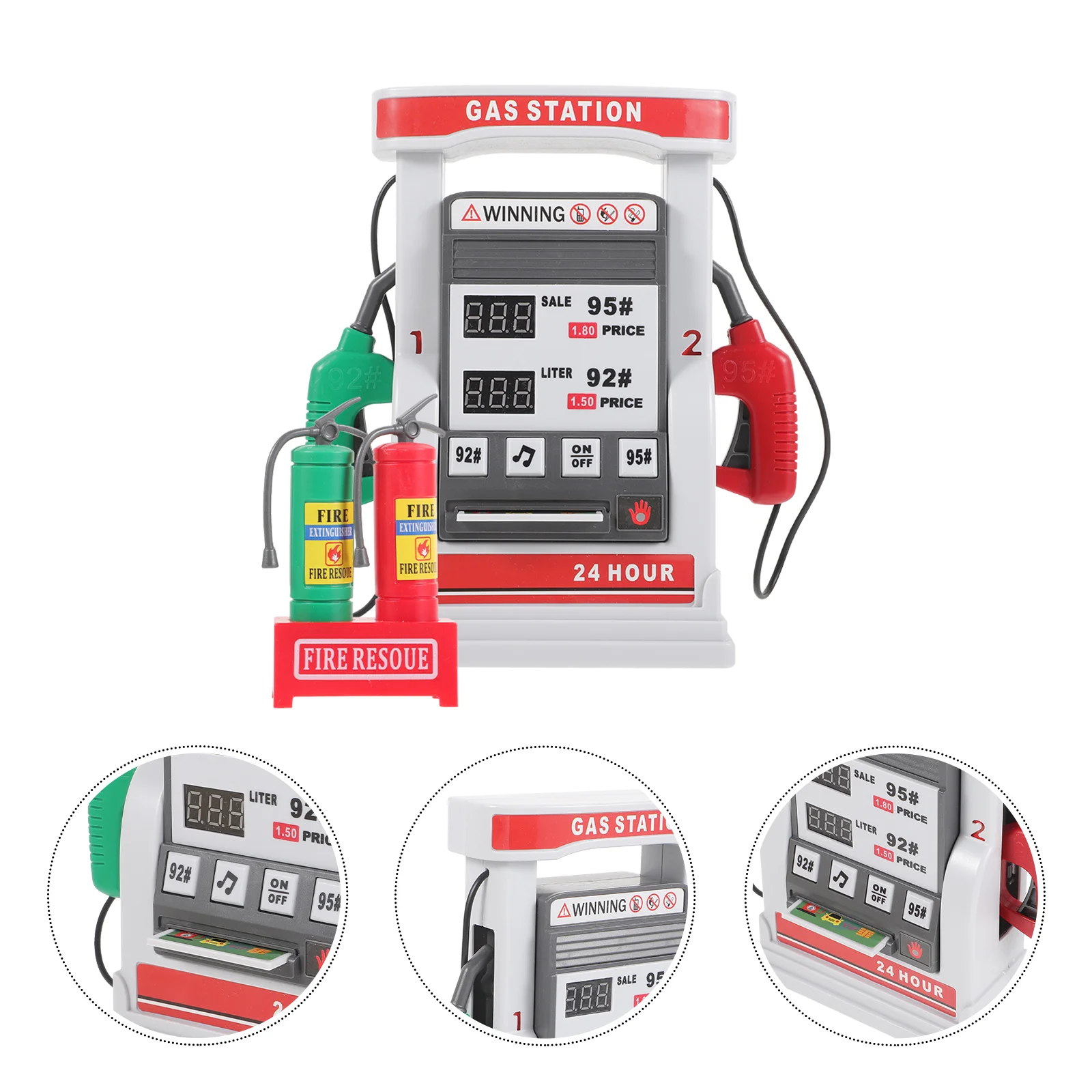 

Children's Simulation Car Gas Station Toy Childrens Toys Kids DIY Model Plaything