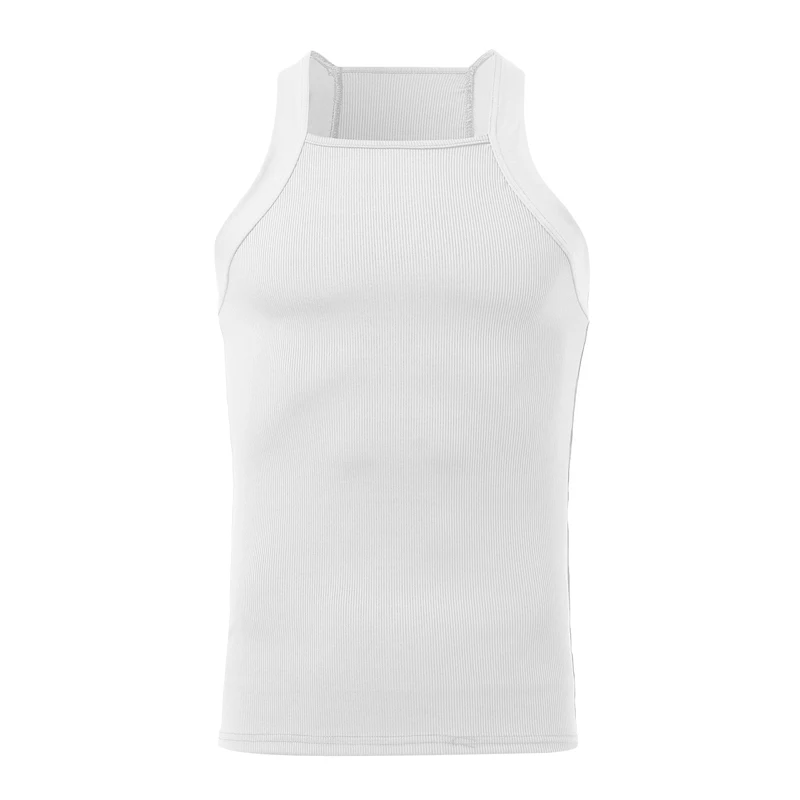 Men s Fitted Tank Top Undershirts Casual Sleeveless Lightweight Muscle Shirts Summer Knit Loose Tank Tops