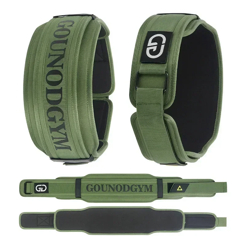 Weightlifting Fitness Belt Waist Support Heavy Equipment Training High Intensity Squat Deadlift Gym Nylon Thickening For Back