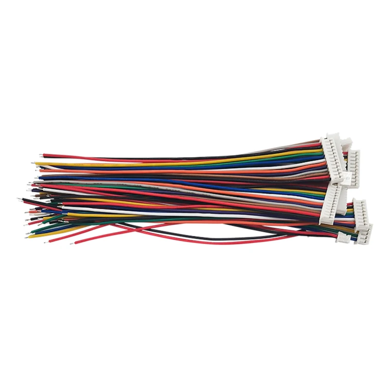 JST MX1.25 wire cable connector 10PCS 2/3/4/5/6/7/8/9/10/12 Pin 1.25MM Pitch Plug 10CM/20cm/30CM Wire Length 28AWG
