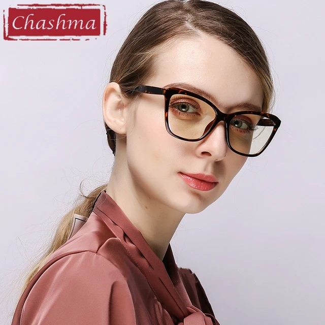 Gafas con estilo para mujer, ópticas de acetato, para mujer - AliExpress