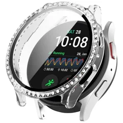 Custodia Deluxe in Diamante con Protezione per Schermo in Vetro Temperato