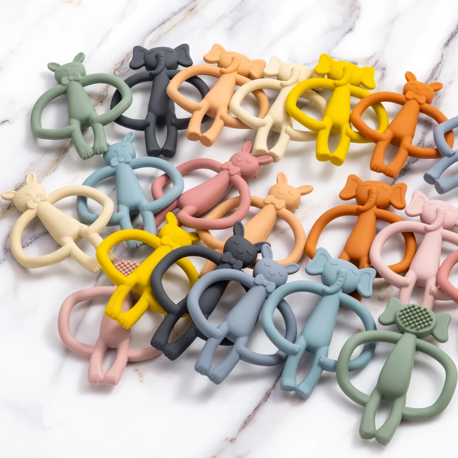 BPA Free Baby Teething Toy Newborn Health Nursing Teether Molar Gifts Baby Teething Chewing Toy Children's Products 2