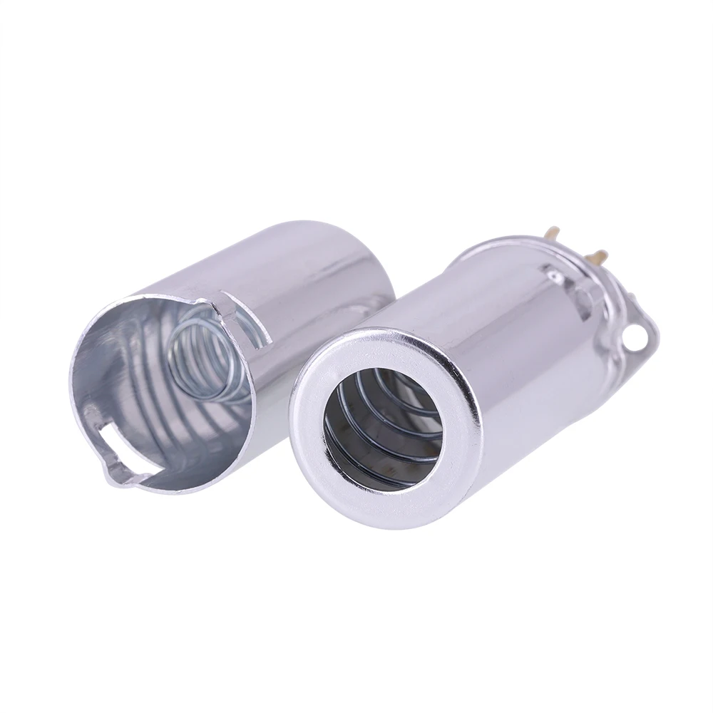 12AX7 12AU7 ECC83 ECC82 E88CC Vintage Amplifier PCB Chassis Mount Full Aluminum Vacuum Tube Shield with 9pin Ceramic Tube Socket