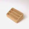 Creative Wood Card Holder Office Business Card Storage Cas 4