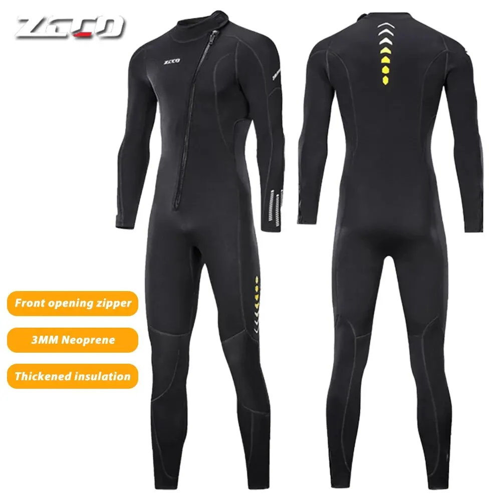 Diving Suits 3MM Neoprene Wetsuit Men Surf Scuba Diving Underwater Fishing Spearfishing Kitesurf Swimwear