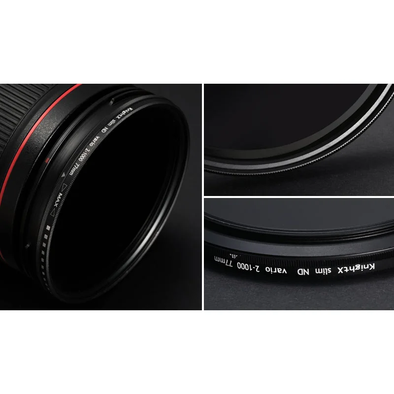 ND2-ND1000 SLR DSLR Camera Variable ND Filter Neutral Density Fader Adjustable ND2-400 49 52 55 58 62 67 72 77 mm 3
