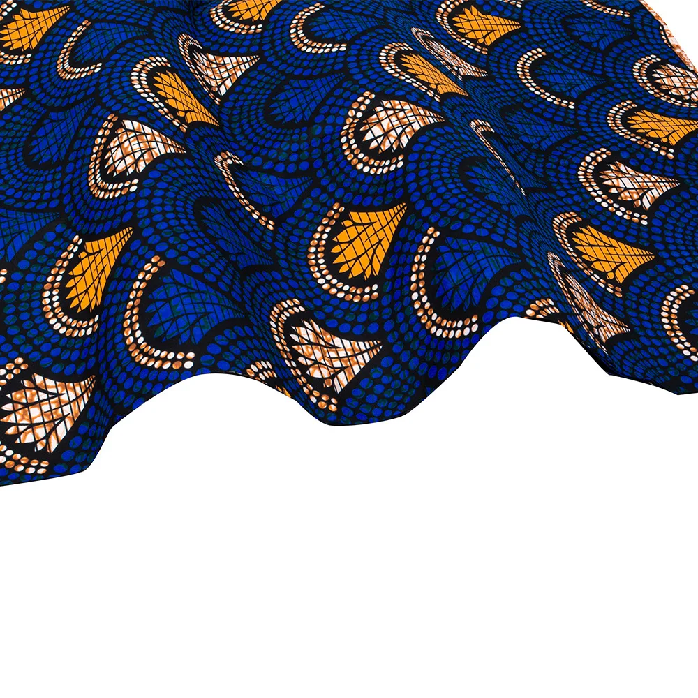 Ankala African Batik Wax Polyester Wax Fabric - 6