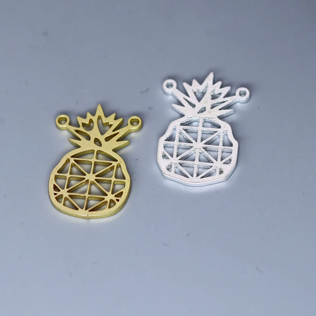 

5pcs/lot Tropical Pineapple Pendant Charm for Jewelry Metal Accessories DIY Charms For Jewelry Crafts Findings