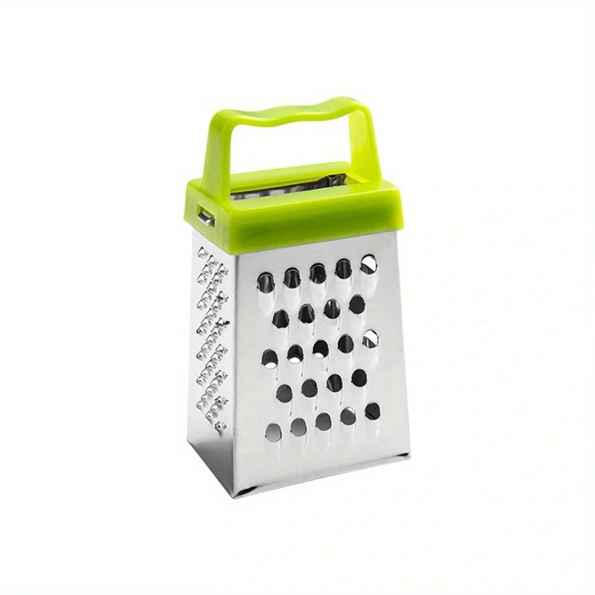 Stainless Steel Mini Cheese Grater Set - Multifunctional Metal Kitchen Tool for Shredding Cheese, Garlic, Ginger - Food-Safe