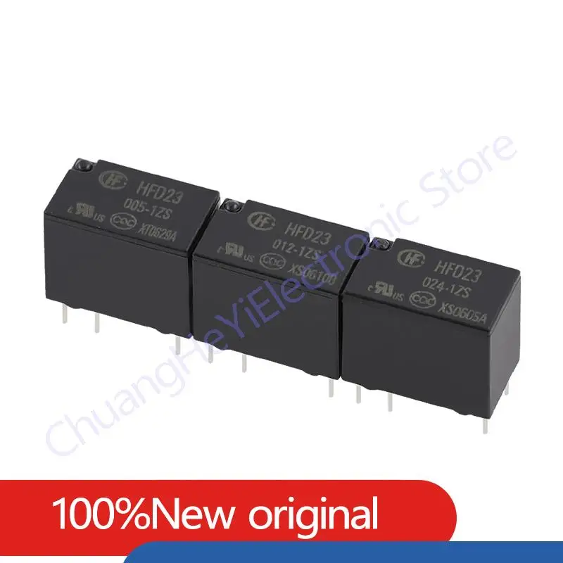 

20Pcs/Lot Relay JRC-23F HFD23-005 012 024-1ZS 1A 6PIN JRC23F-005-1ZS JRC23F-012-1ZS 5V 12V 24VDC