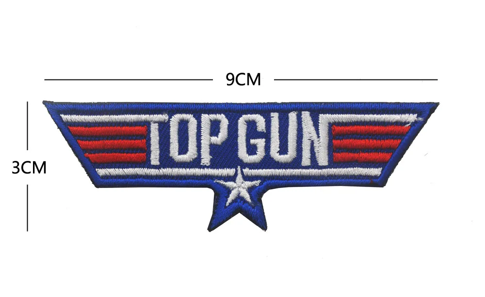 11 Stück Top Gun Aufnäher Set - Maverick Patches Zum Aufbügeln Für Jacken & Rucksäcke