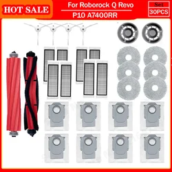 Roborock Vacuum Cleaner Accessories: Main Brush, Side Brush, HEPA Filter, Mop Cloths, Dust Bag (30pcs.2)