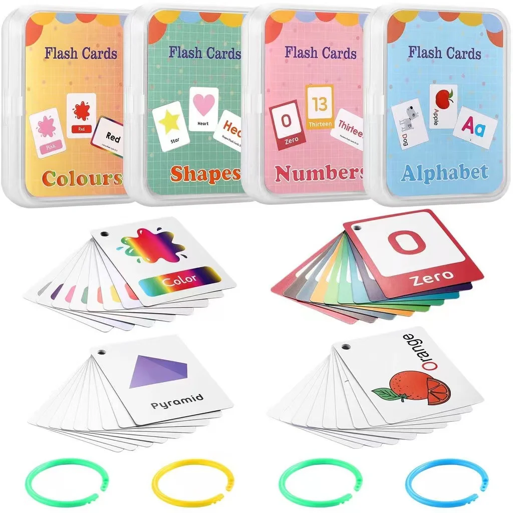 

Kids Flash Card Early Educational Toys English Words Number ABC Learning Preschoolers