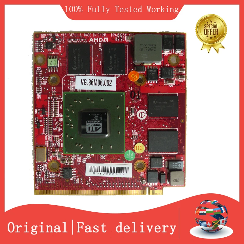 

For Acer Aspire 5520G 5920G 6530G 6920G Notebook PC ATI Mobility Radeon HD 3650 HD3650 DDR3 256MB MXM II Graphics Video Card