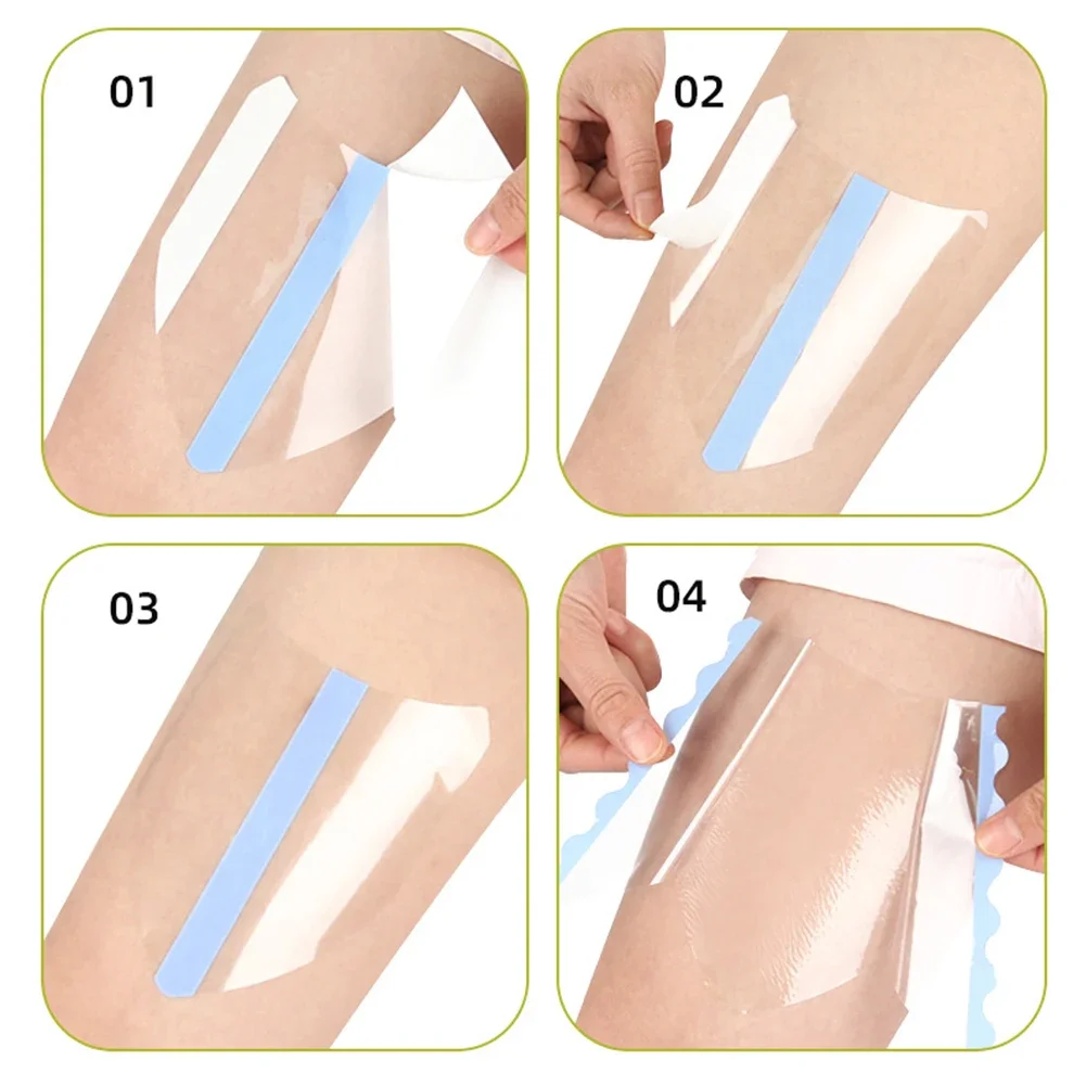 10 Pcs 허벅지 내부 안티-Chafing 스티커 자체 접착 허벅지 리프트 테이프 여성용 일회용 허벅지 테이프 피부 리프팅 내부 허벅지