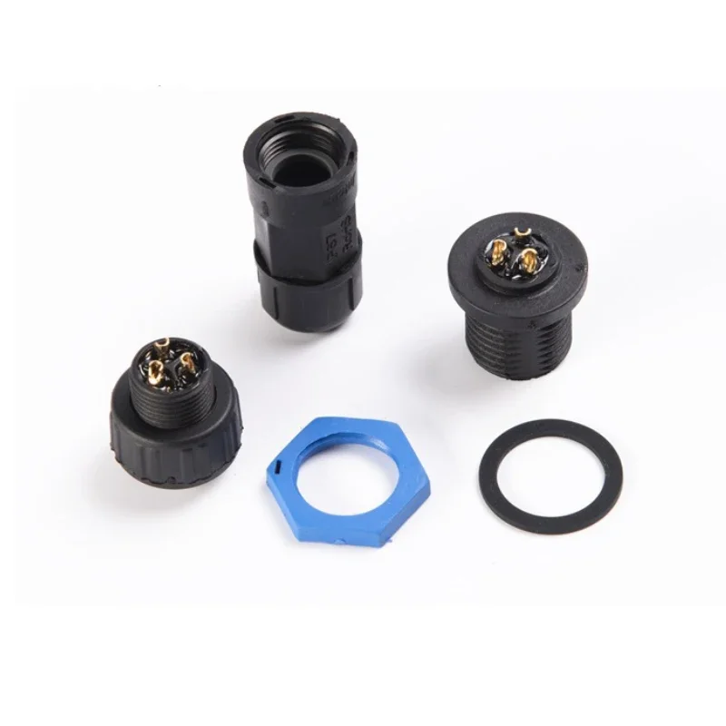 ZBLZGP Spina Impermeabile SD16 A 9 Poli Per Aeromobili, Presa A Corrente Tonda 5 A 250 V, Spina A Sgancio Rapido Per Dispositivo A LED Industriale All'aperto - Foto 6