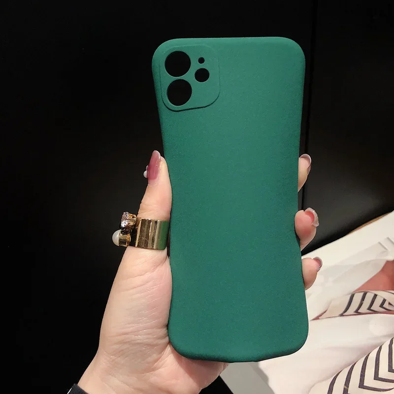 Sleek Shockproof Matte Silicone Phone Case