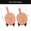 Single 1 Ply Walnut Table Tennis Blade 6/7/8mm Solid Wood Ping Pong Racket DIY Accessories 2