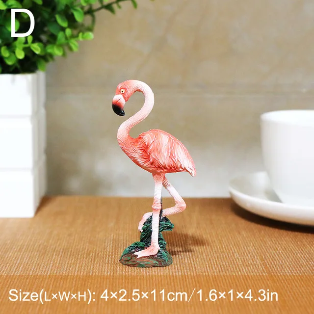 1Db Tereprendezés Flamingo Figura Terrárium Dekoráció Kerti - Image 6